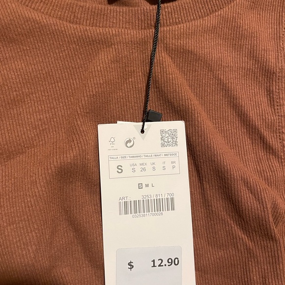 Brown Zara top - Picture 2 of 2